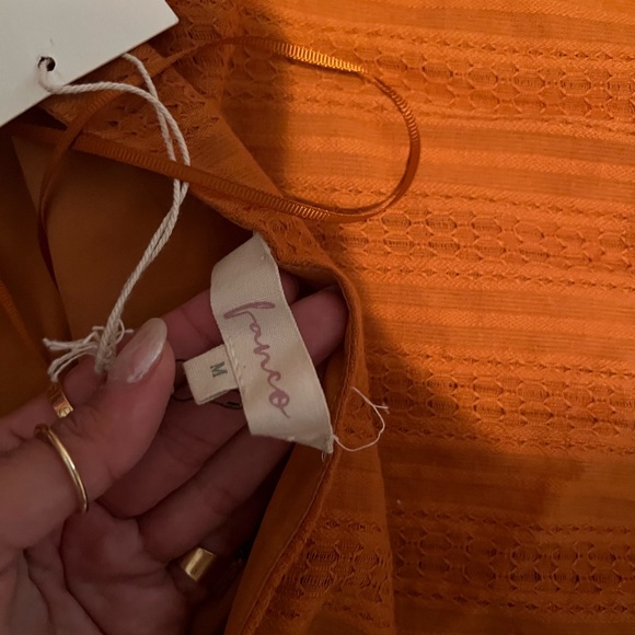 Orange asymmetric dress - Picture 10 of 13